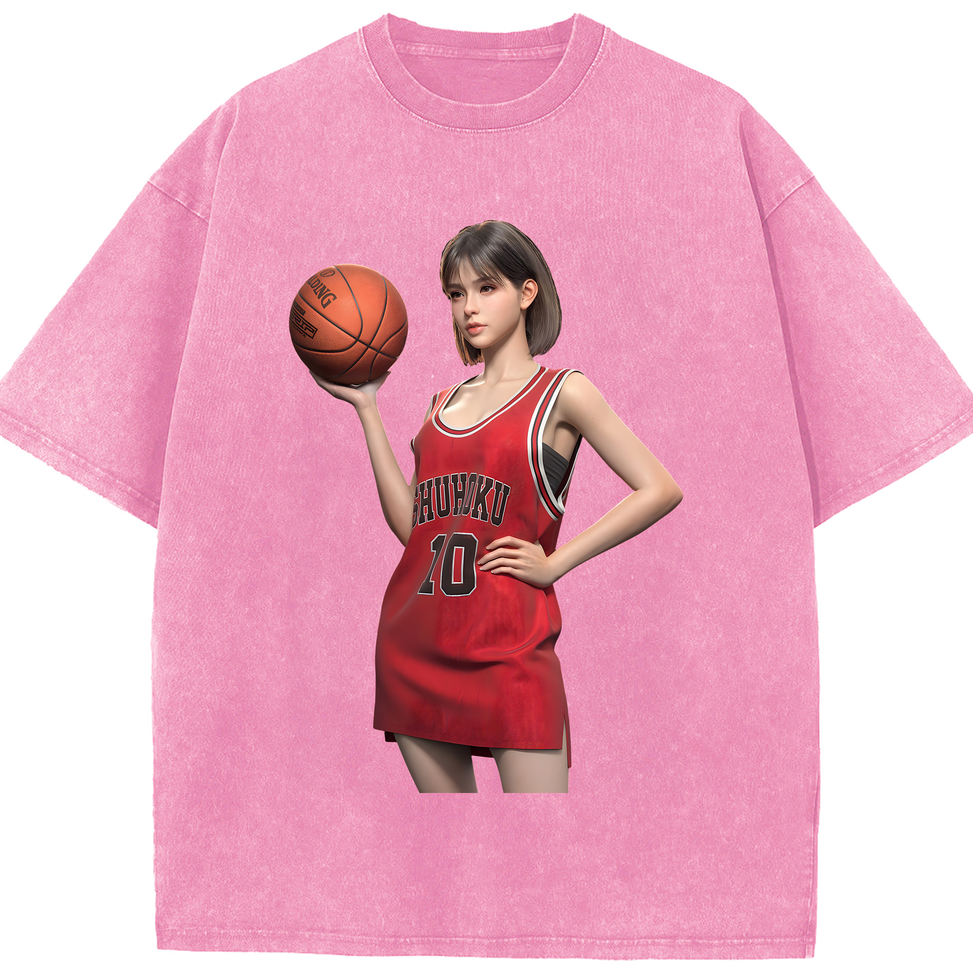 （画像用） SLAM DUNK／スラムダンク 綿100% ヴィンテージ風 半袖Tシャツ（フロントプリント）